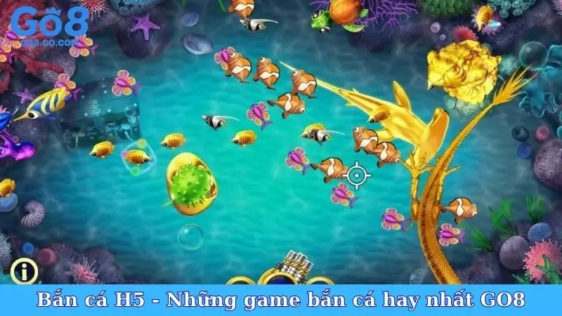 Bắn cá H5 - Những game bắn cá hay nhất GO8