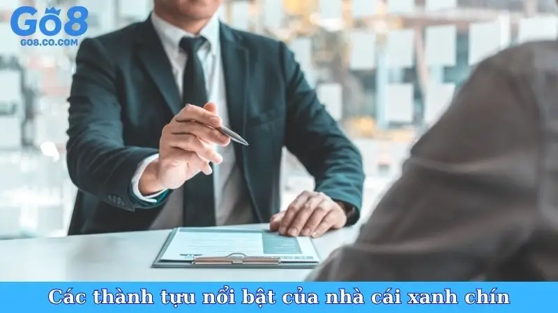 Các thành tựu nổi bật của nhà cái xanh chín